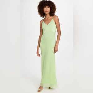 Rosetta Getty Sequin Slip Dress